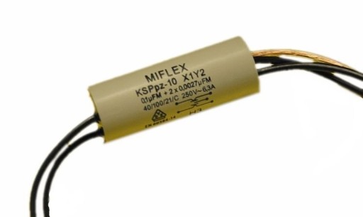 КОНДЕНСАТОР MIFLEX KSPpz-10 0.1мкФ - ДЛЯ ПЫЛЕСОСА