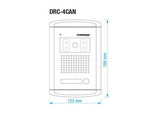 Видеодомофон Commax CDV-70H DRC-4CAN видеофон