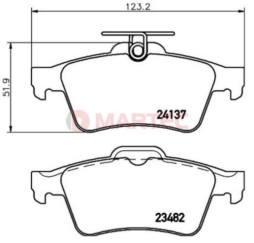 ДИСКИ 265мм ЗАДНИЕ КОЛОДКИ FORD FOCUS MK2 2004-2011 гг.