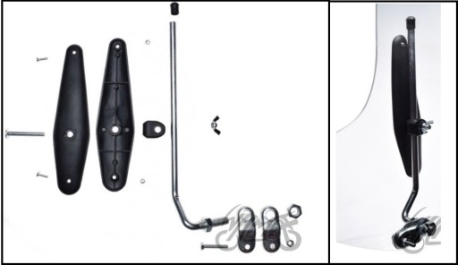 ПЕРЕДНЕЕ ВЕТРОВОЕ СТЕКЛО ROMET Z-one S 125 RCR 125