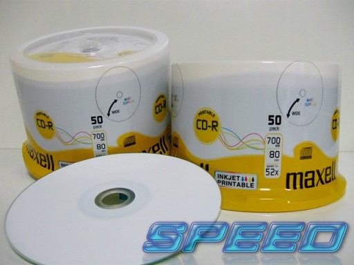 Диски Maxell CD-R для печати тортов 50 шт.