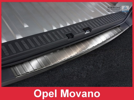 Opel Movano Защитная накладка на задний бампер.