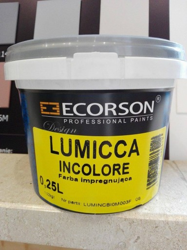 Краска Lumicca Incolore 0,25л Ecorson пропитывающая