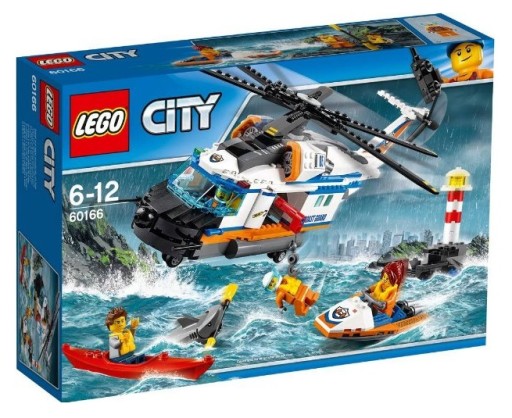 LEGO 60166 CITY — СПАСАТЕЛЬНЫЙ ВЕРТОЛЕТ