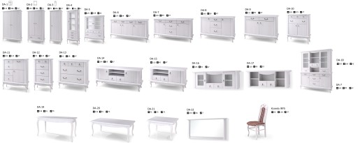 ДИАНА Bench system DA-21 Стол для ГОСТИНОЙ ГЛАМУР