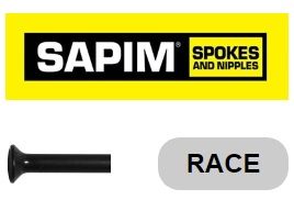 Прямые спицы Sapim Race Black, 270 мм