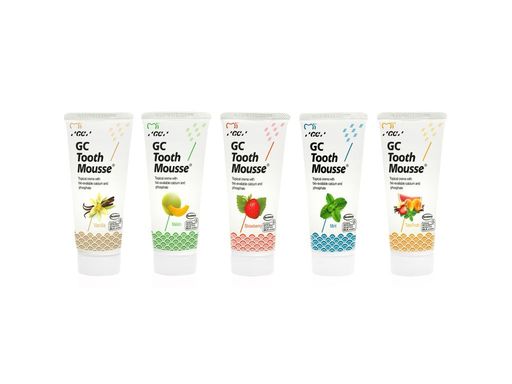 Зубная паста жидкая эмаль без фтора GC Tooth Mousse мятная 35 мл