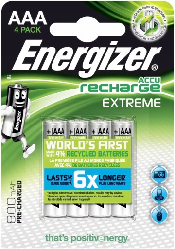 Akumulator Energizer Power Plus, AAA, HR03, 4 sztu