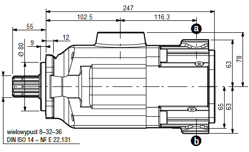 ПРЯМОПОРШНЕВОЙ НАСОС PAC2x40 0511710 HYDRO LEDUC