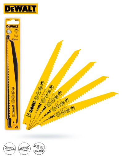 Полотна сабельной пилы DeWalt DT2349 228 5сзД
