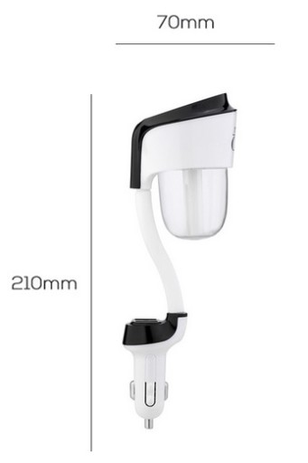 DYFUZOR ZAPACHOWY samochodowy Odświeżacz 2xusb
