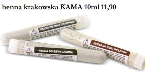 slay HENNA KRAKOWSKA FIOLKA kama 10 ml GRAFITOWA