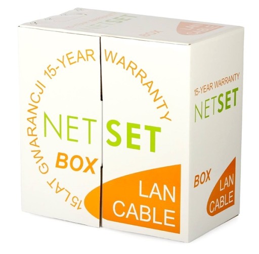 Гелеобразный кабель NETSET BOX U/UTP 5e, черный, 305 м