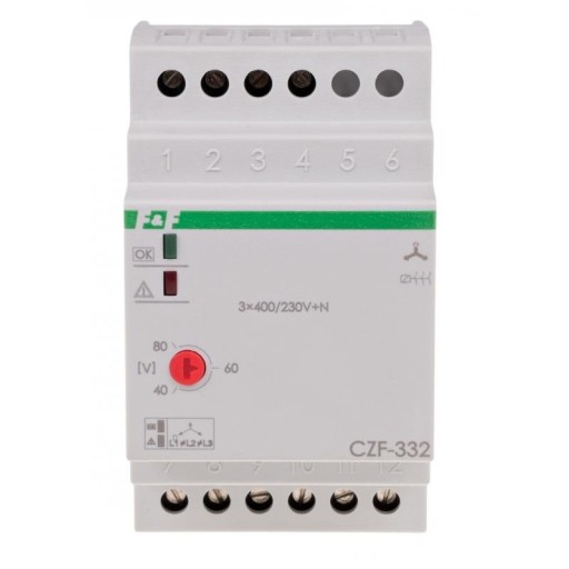 ДАТЧИК ПОТЕРИ ФАЗЫ И АСИММЕТРИИ F&F 10A CZF-332