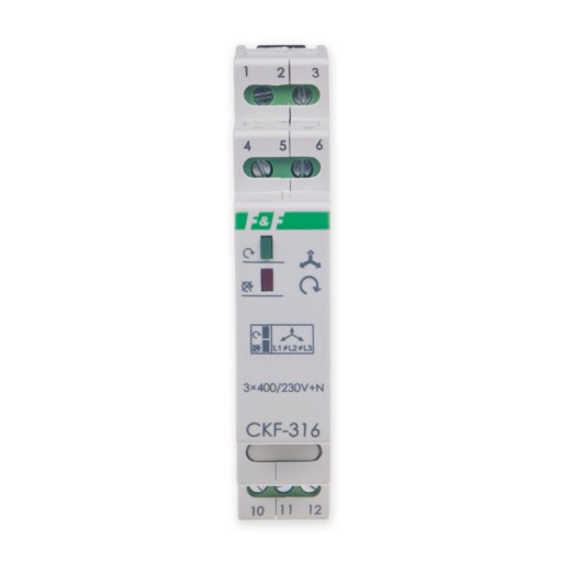 ДАТЧИК ПОСЛЕДОВАТЕЛЬНОСТИ ФАЗ И ПОТЕРЬ F&F CKF-316