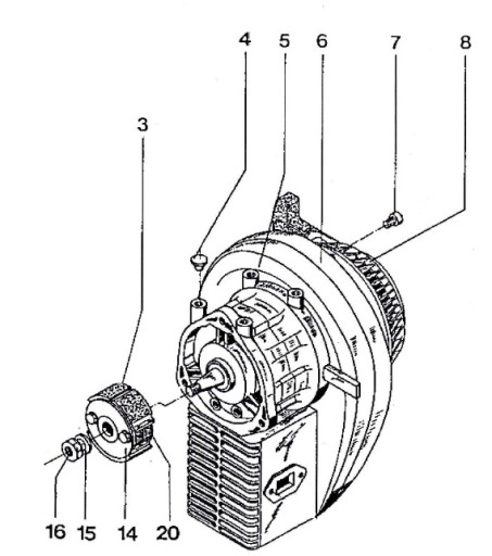 Накладки сцепления WACKER BS60 BS52 BT68 0065246