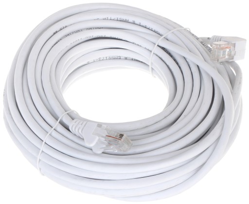 Патчкорд RJ45/15-PK/W белый кат.5e 15м