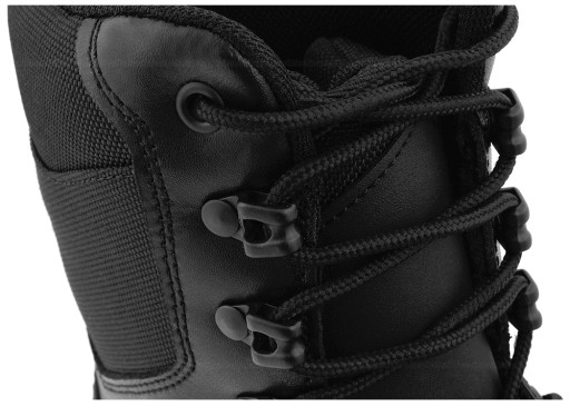 BUTY TAKTYCZNE WOJSKOWE OCHRONA SECURITY MIL-TEC Combat Gen.II Czarne 42