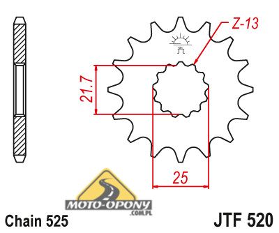 Комплект привода Yamaha TDM 850 91-95 DiD X-Ring