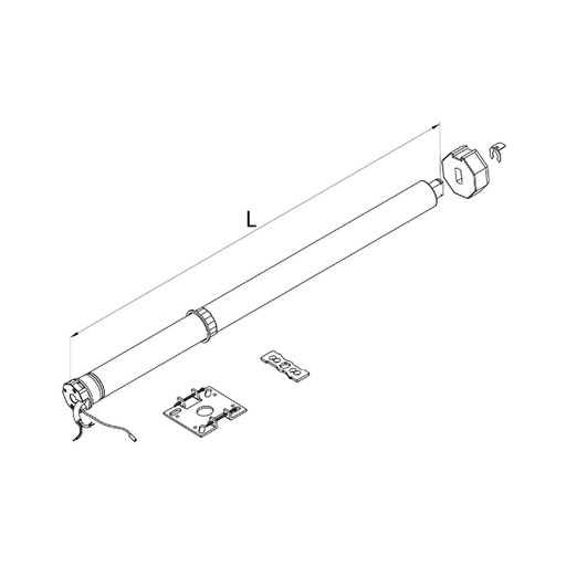 Двигатель ALUPROF DM35R 6NM/28 SPEED РАДИО