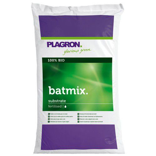 Plagron Bat-Mix 25L - органический грунт с удобрением Bat Guano