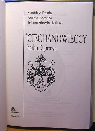 ЦЕХАНОВЕЦЫ ДЕМБРОВСКИЙ герб, Станислав Думин...