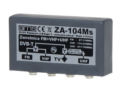 DVB-T АНТЕННЫЙ ДИФСОВЕР ЗА-104Мс + КРЫШКИ + Ф