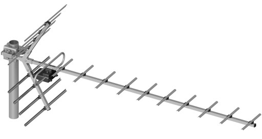 Телевизионная антенна DIPOL 19/21-69 DVB-T + кабель +F