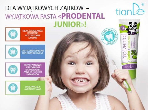 TianDe ГЕЛЕВАЯ ЗУБНАЯ ПАСТА - ProDental Junior -