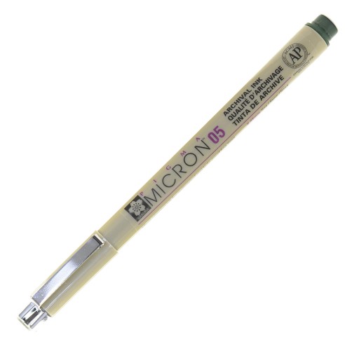 SAKURA Pigma MICRON 05 HUNTER GREEN тонкая подводка