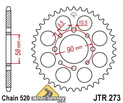 Łańcuch + zębatki Honda XL 125 VARADERO DiD S.Wzmo