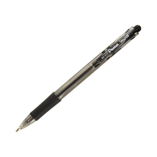 WOW Pentel BK417 черная выдвижная шариковая ручка