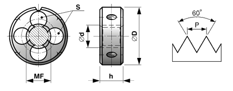 Штамп MF M7x0,75 HSS DIN-EN 22 568