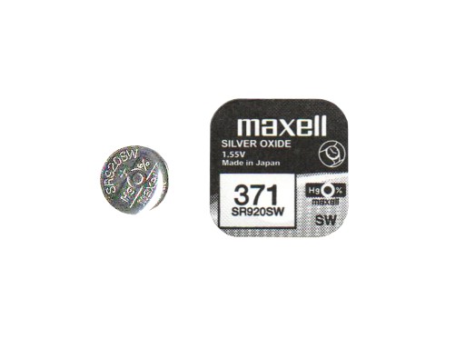 10 серебряных батарей MAXELL 371 / SR920SW