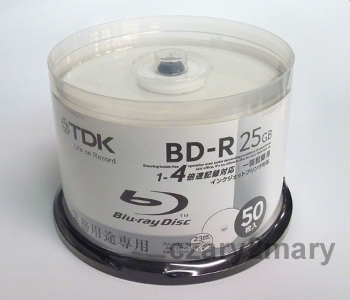 TDK BD-R 25 ГБ конверт для компакт-дисков с возможностью печати, 1 шт.