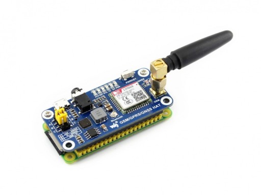 GSM GPRS GNSS GPS Bluetooth HAT для Raspberry Pi