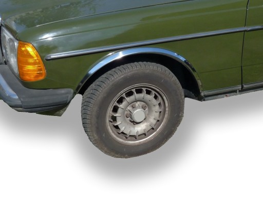 Nakładki na błotniki Mercedes W123 Chrom Listw