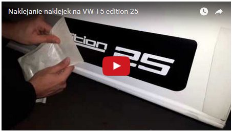 Наклейки на задний бампер VW CADDY, защитная полиэфирная пленка