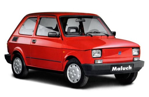 FIAT 126p - OBEJMA OPASKA TŁUMIKA DOLNA NOWY TYP