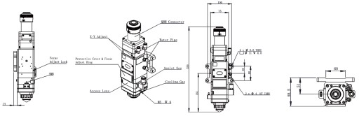 ЛАЗЕРНАЯ ГОЛОВКА RAYTOOLS 3000W