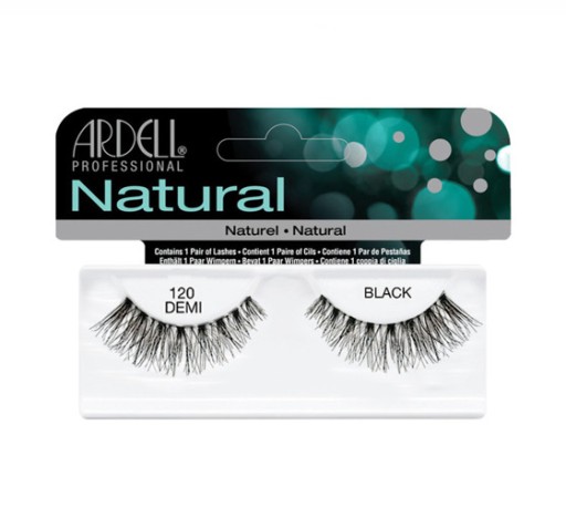 Накладные ресницы в полоску, черные, 1 пара Ardell Natural 120 Demi Black