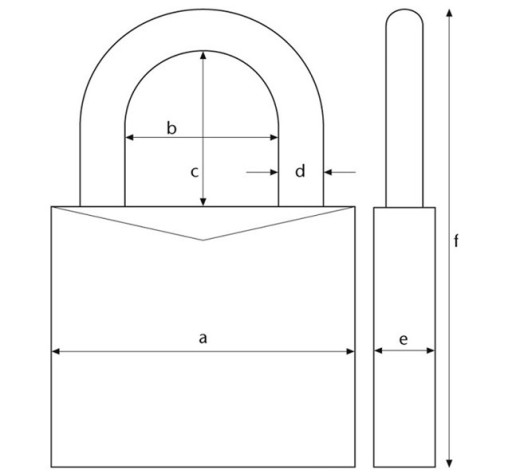 Podkar Disk Castle 838/70 B Abus 86499