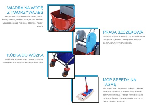 НАБОР ДЛЯ ЧИСТКИ CLEANING CRY 2X20L + ШВАБРА