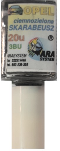 OPEL 20u 3BU SKARABEUSZ LAKIER SAMOCHODOWY ZAPRAWKA DO RYS 10 ML ARASYSTEM
