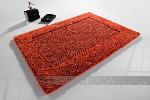 DYWANIK GRUBY BAWEŁNA MOCA DESIGN 50x75 POMARAŃCZ
