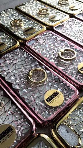 Чехол Swarovski для iPhone 6s PLUS LUXURY GOLD ROSE GOLD