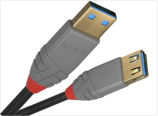 LINDY 36763 Удлинительный кабель USB 3.2 типа A, 3 м