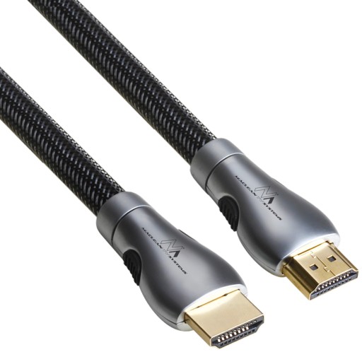 КАБЕЛЬ HDMI 2.0 4K UHD 3 м МЕДНАЯ 48-битная ОПЛЕТКА