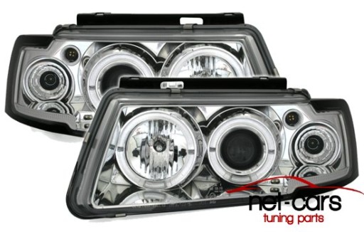 ЛАМПЫ ФАР VW PASSAT 3B B5 ANGEL EYES LED C