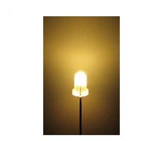 Диоды ART LED 3мм W-WARM 8cd/30' - Цена за 10 шт.